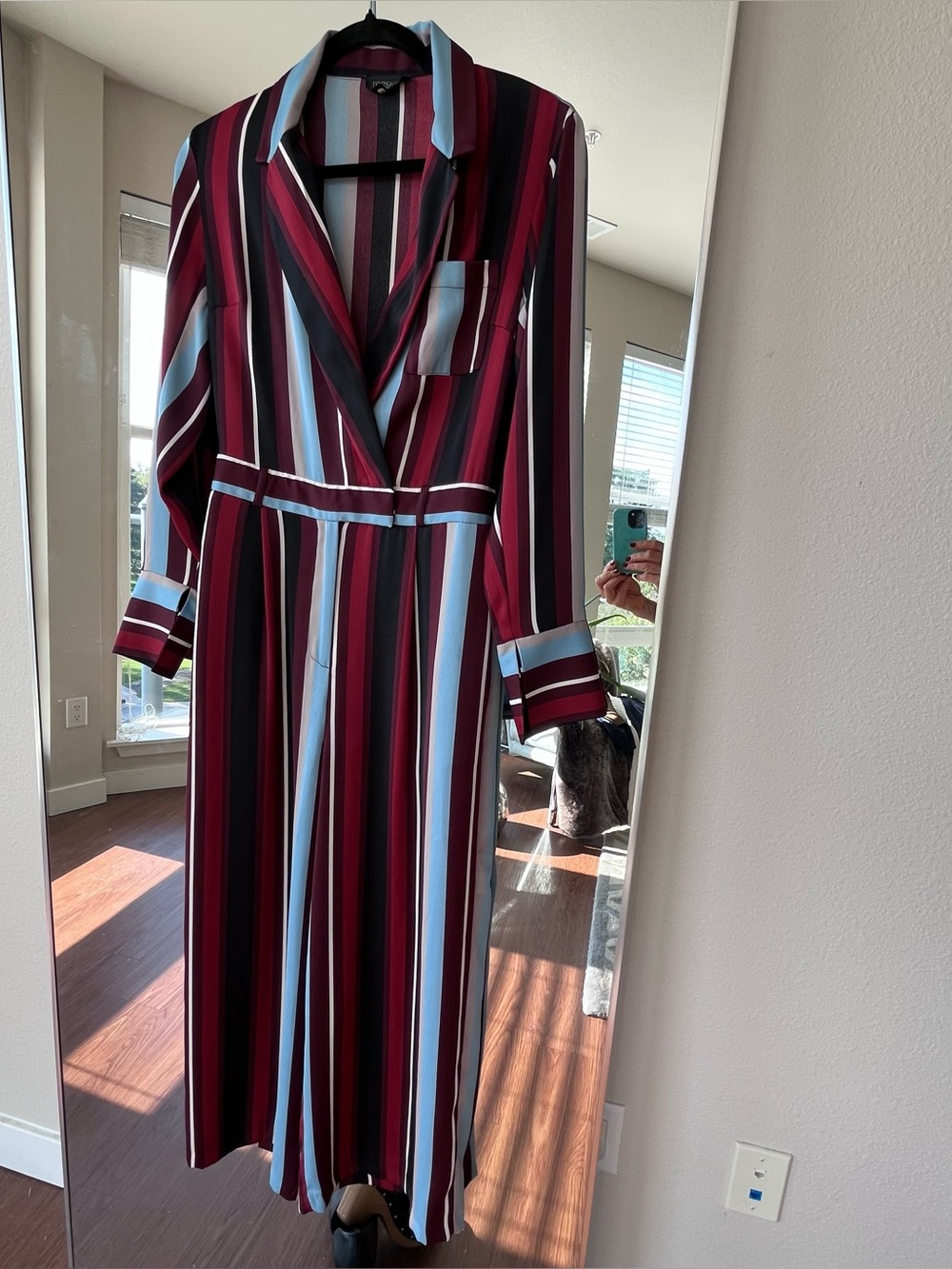 Topshop striped wide leg jumpsuit -70s inspired - Picture 2 of 10
